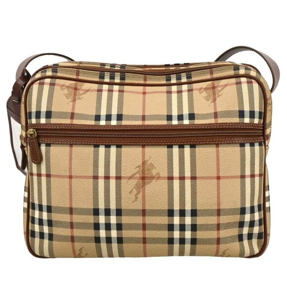 Burberry Beige House Check Shoulder Bag - Picture 1 of 11